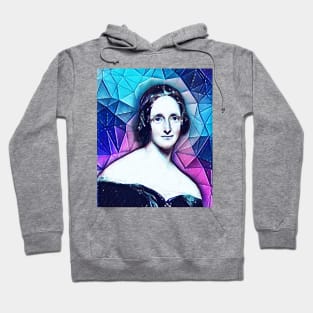 Mary Shelley Snowy Portrait | Mary Shelly Black artwork 6 Hoodie